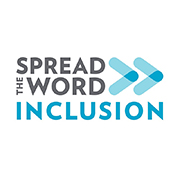 Spread the Word Inclusion written next to two arrows
